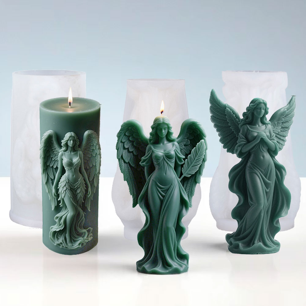Candle Making Date Night - Forma Silikonowa Świeca Zapachowa Bogini Skrzydła
