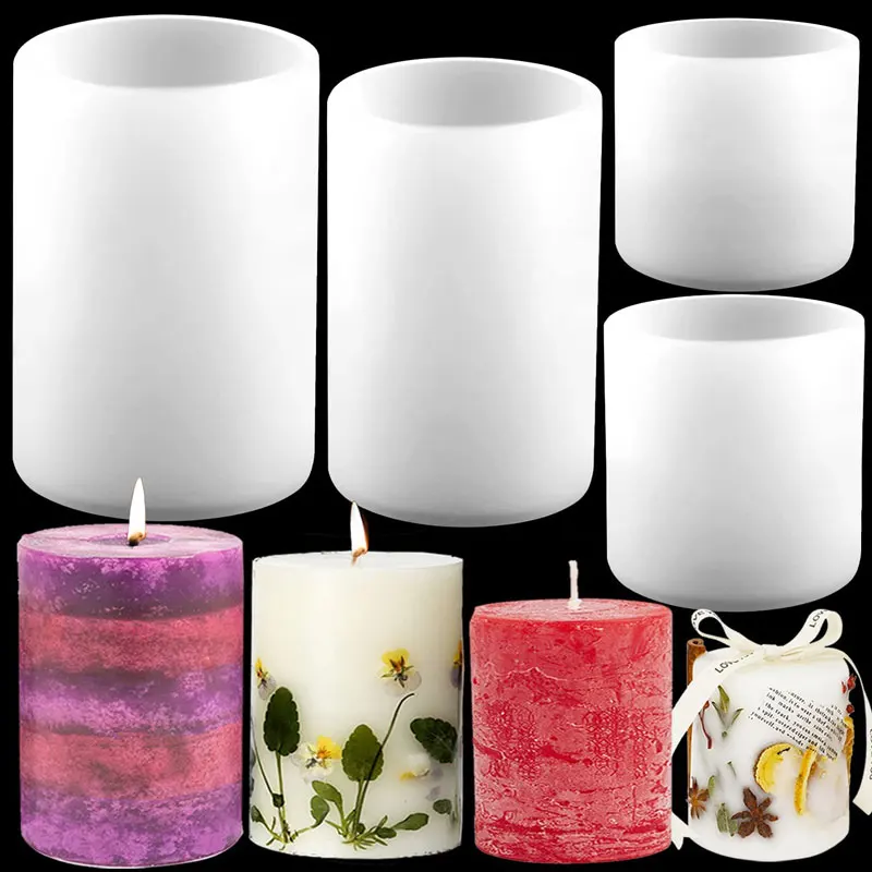 Candle Making Course - Cylinder silikonowe formy do świec formy
