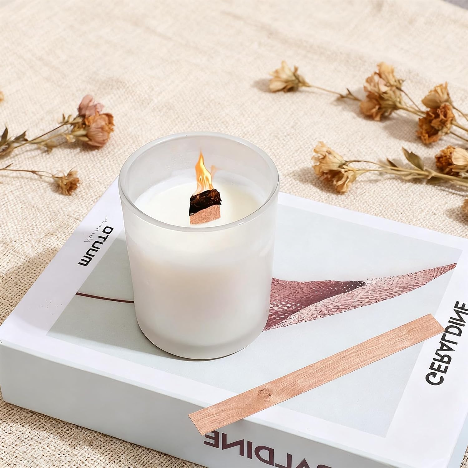 60 szt. Drewnianych Knotów do  – Candle Making Date Night recenzja i cena