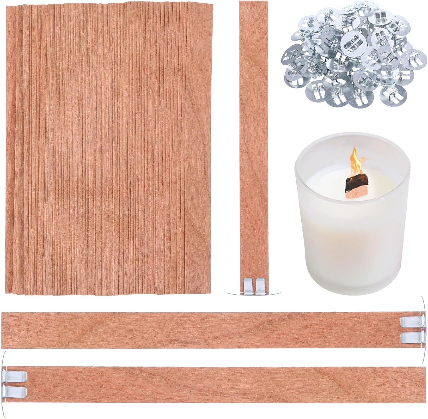 60 szt. Drewnianych Knotów do  – Candle Making Date Night recenzja i cena